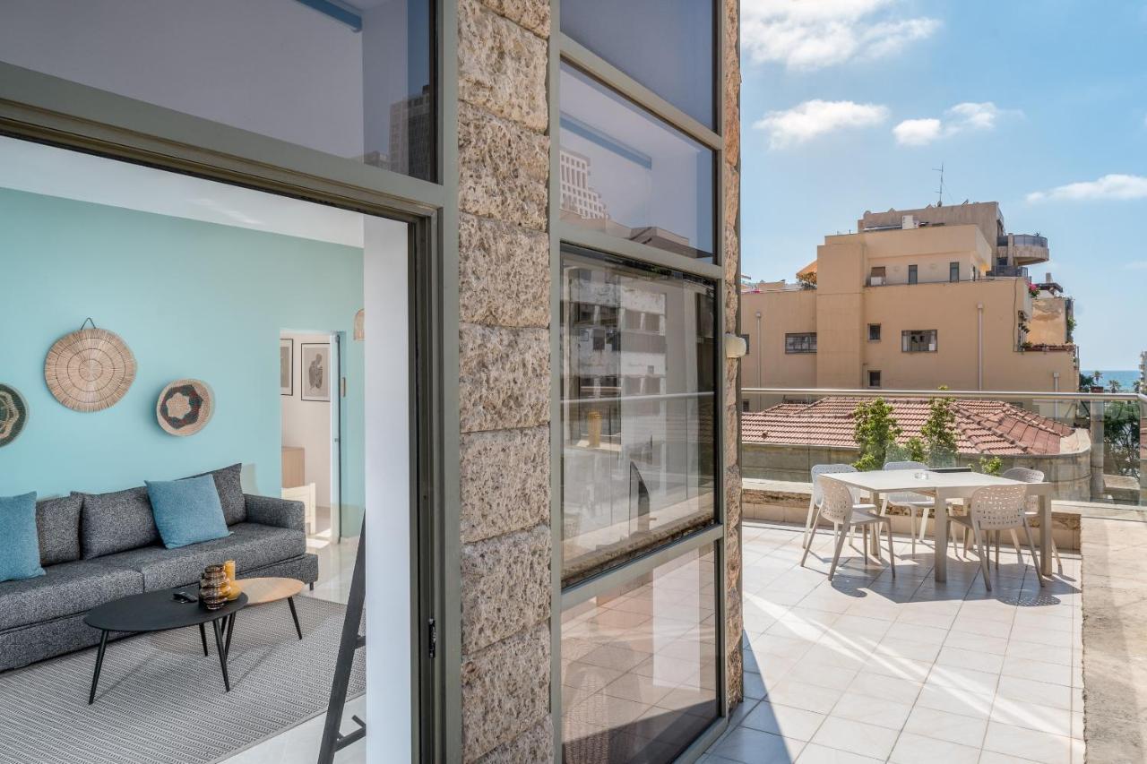 Superbe Apt Avec Terrasse Tres Proche De La Mer ! Tel Aviv Dış mekan fotoğraf